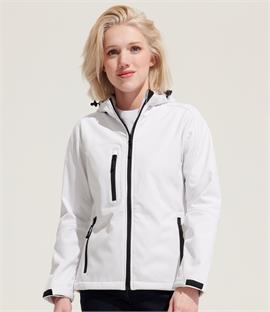 SOLS Ladies Replay Hooded Soft Shell Jacket